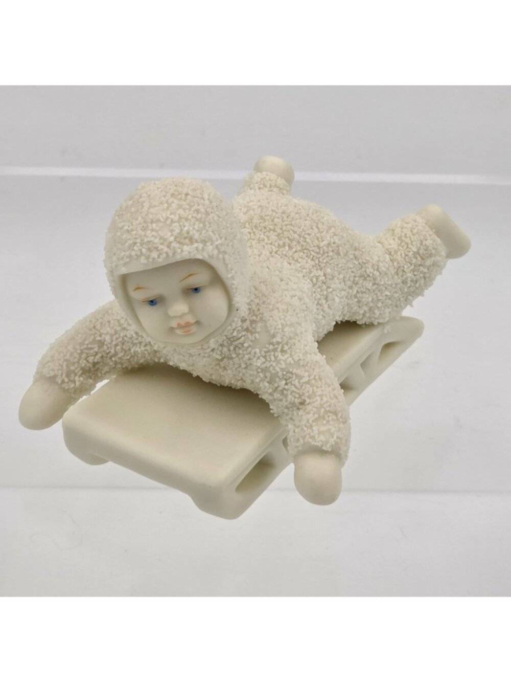 Dept 56 Snowbabies 79561 Children in Snowsuits Porcelain Figurines Hold On Tight - Picture 3 of 6
